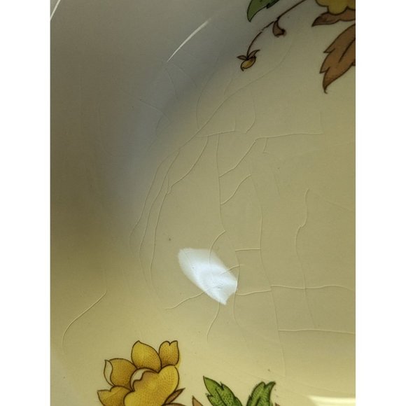 Vintage Set 4 Taylor Smith Taylor Dessert Bowl 5 3/8" Yellow Buttercups TST237 - Picture 8 of 8
